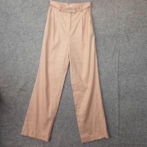 Light Pink Linen Pants Womens XS BABATON‎ Sadiki Creamy Oat Career ARITZIA 26/29